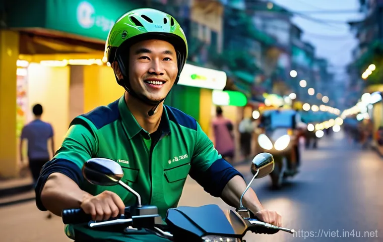 베트남 여행 안전 팁 - A Korean female tourist in her late 20s, with a friendly smile, exchanging US dollars for Vietnamese...