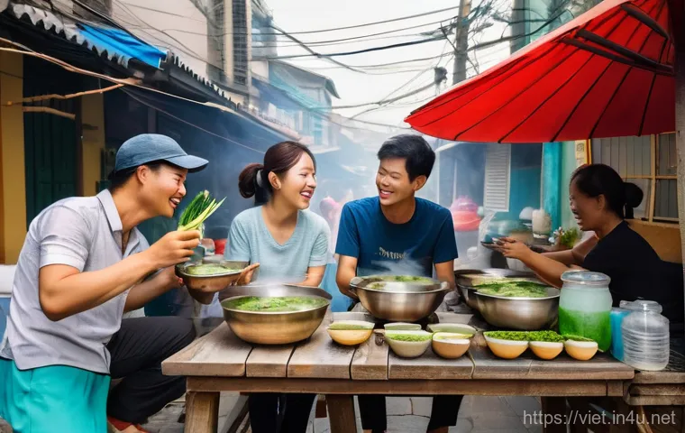 베트남 여행 안전 팁 - A male Korean tourist in his early 30s confidently using the Grab app on his smartphone to hail a ri...