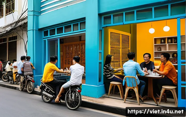 베트남 로컬 카페 문화 관련 이미지 1